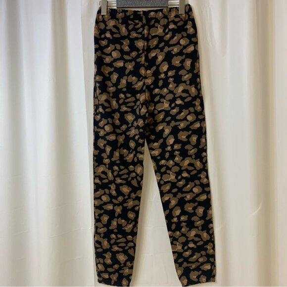 Brunette The Label Best Friend High Rise Jogger Black Leopard XS/S NWT - Picture 6 of 10